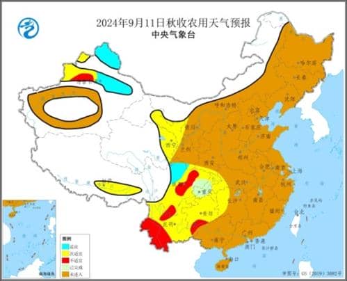 预计今年秋季气象条件总体利于作物成熟收晒和适时秋播