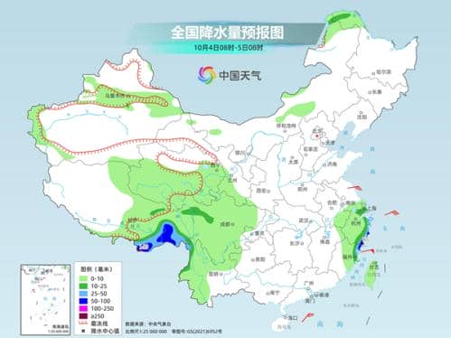 台风“山陀儿”继续影响台湾岛 中东部大部气温回升