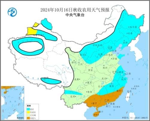 未来三天秋收区大部天气较好 17日北方秋种区有明显降水秋播受阻