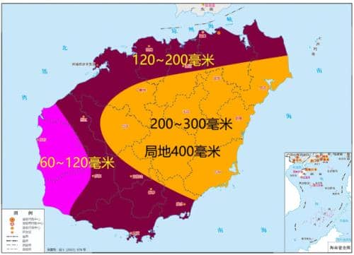 雨势猛烈！海南霸榜全国降水榜 今天强降雨持续局地仍有特大暴雨