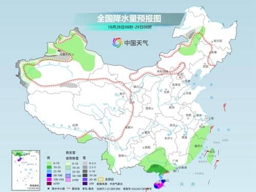 海南等地仍有强风雨 冷空气强度较弱长江以北气温偏高